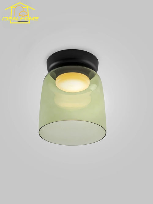 plafonnier design en verre éclairage intérieur moderne pour divers espaces - vue 4 sur 21