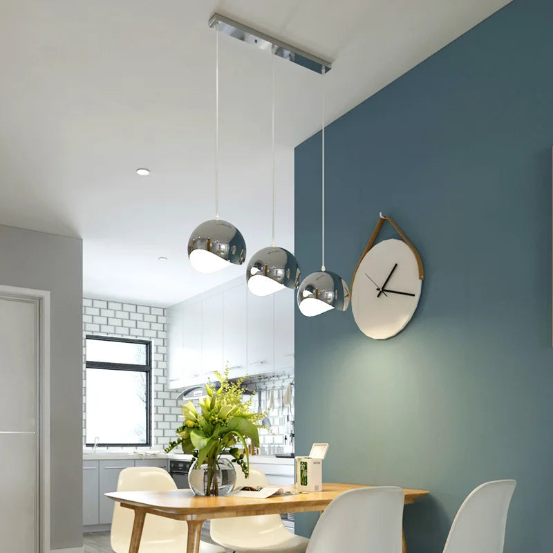 Suspension led moderne simple ou triple tête - vue 4 sur 18
