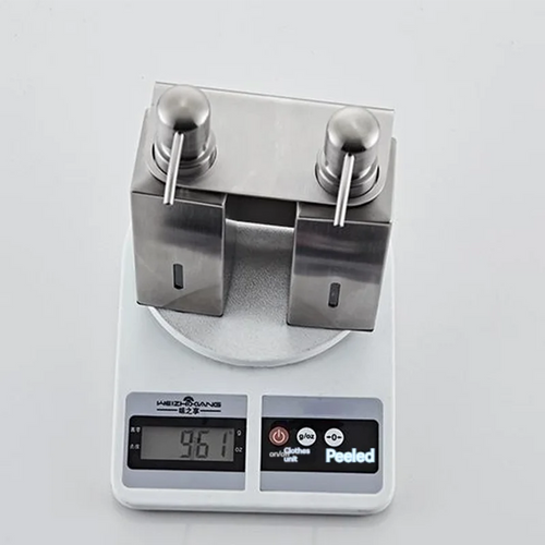 accessoires en acier inoxydable pour distributeurs de savon moderne - vue 6 sur 12
