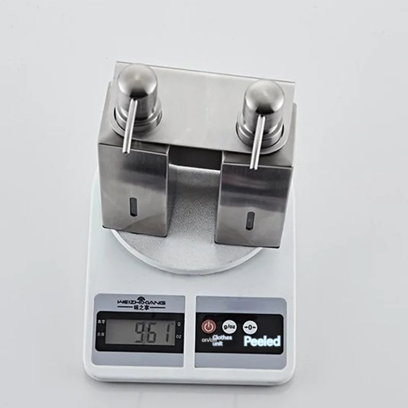 accessoires en acier inoxydable pour distributeurs de savon moderne - vue 6 sur 12