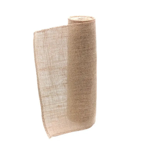 Chemin de table toile de jute style champetre - vue 7 sur 7