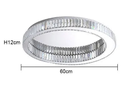 plafonnier circulaire en cristal moderne pour décoration intérieure - vue 11 sur 15
