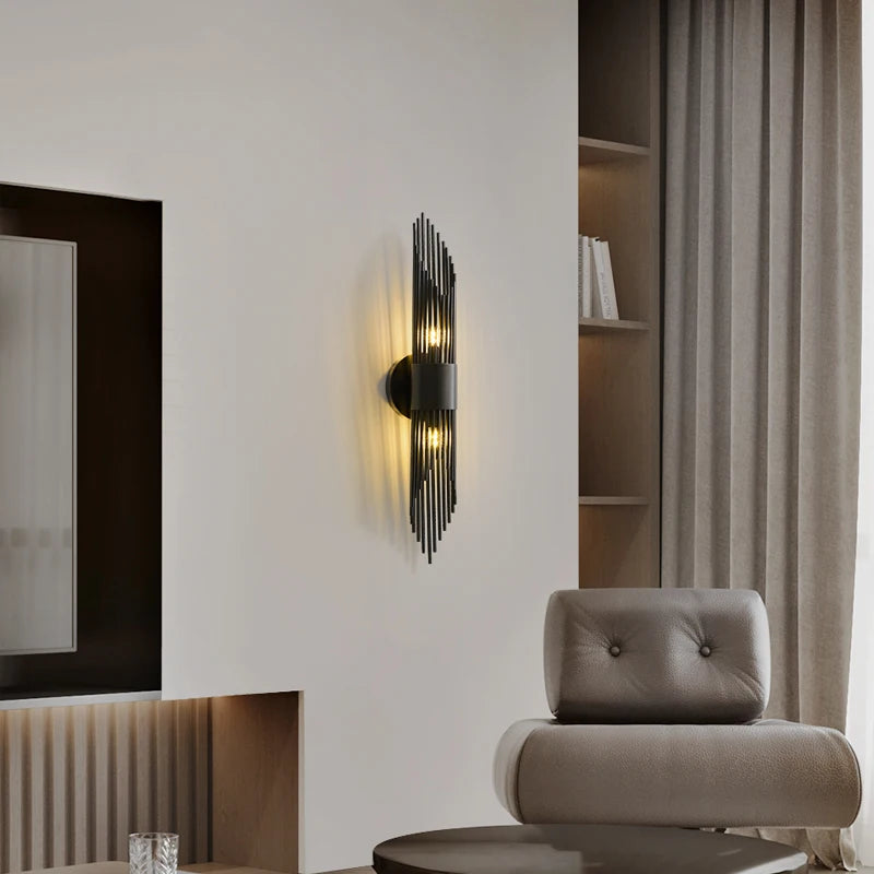 applique murale rétro en cuivre style luxueux pour intérieur - vue 4 sur 8
