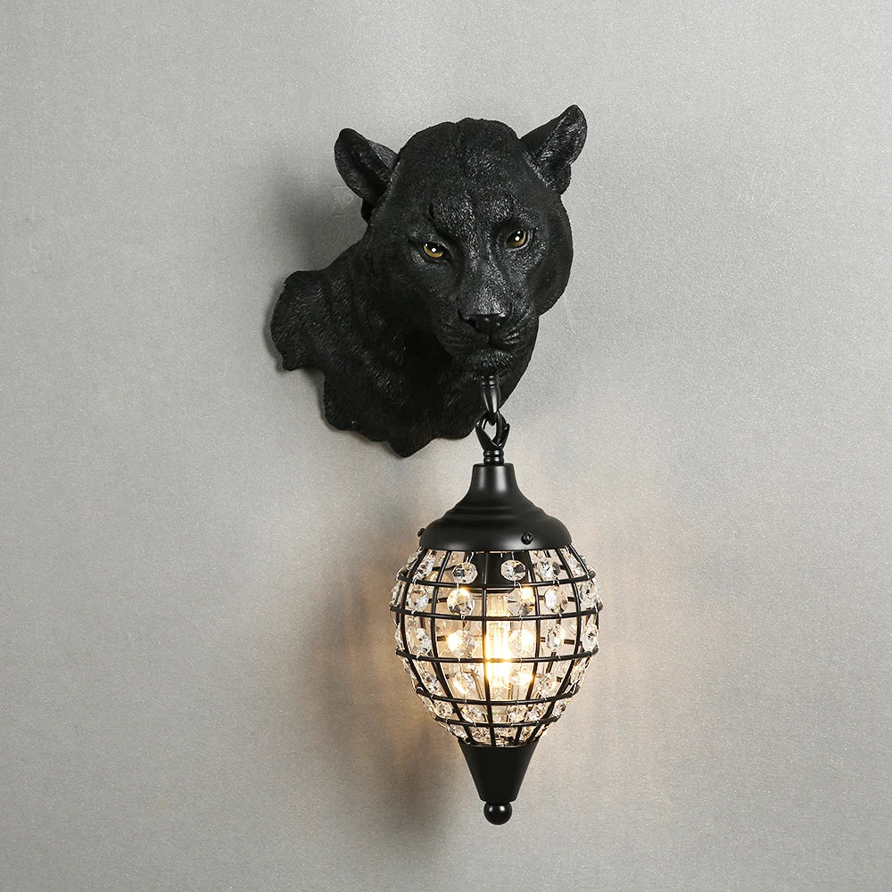 applique murale led design léopard pour décoration maison