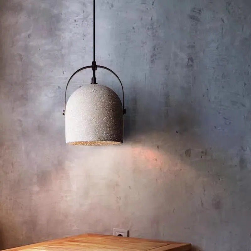 suspension en béton terrazzo design industriel pour intérieur - vue 5 sur 9