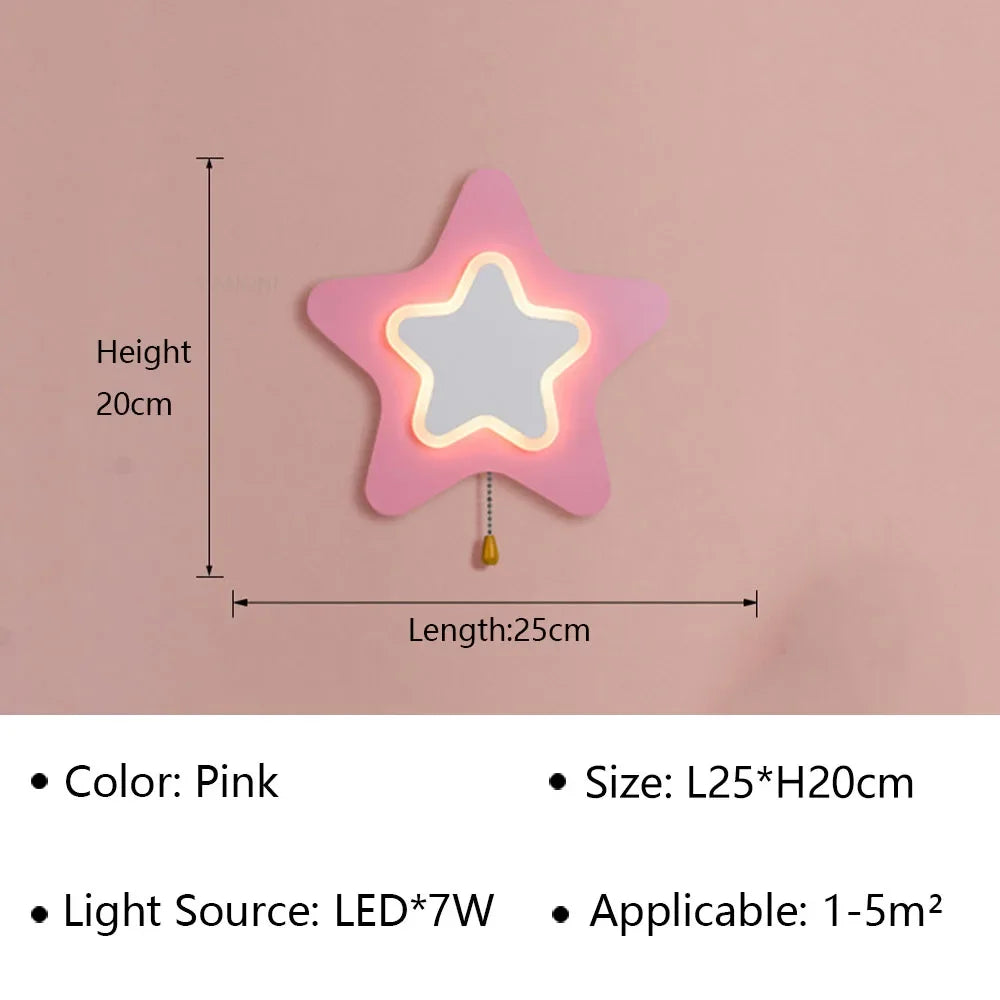 Applique murale LED moderne pour enfants chambre chevet étude allée mur lumière d'ambiance intérieur maison décorative luminaire - vue 12 sur 13