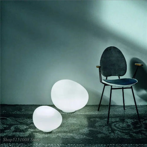 lampe de bureau moderne en verre design créatif décoratif nordique - vue 5 sur 6