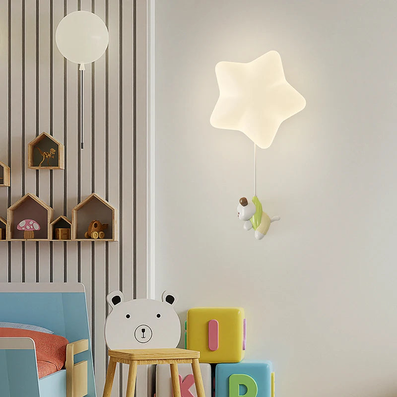 applique murale étoile animale romantique pour enfants - vue 2 sur 13