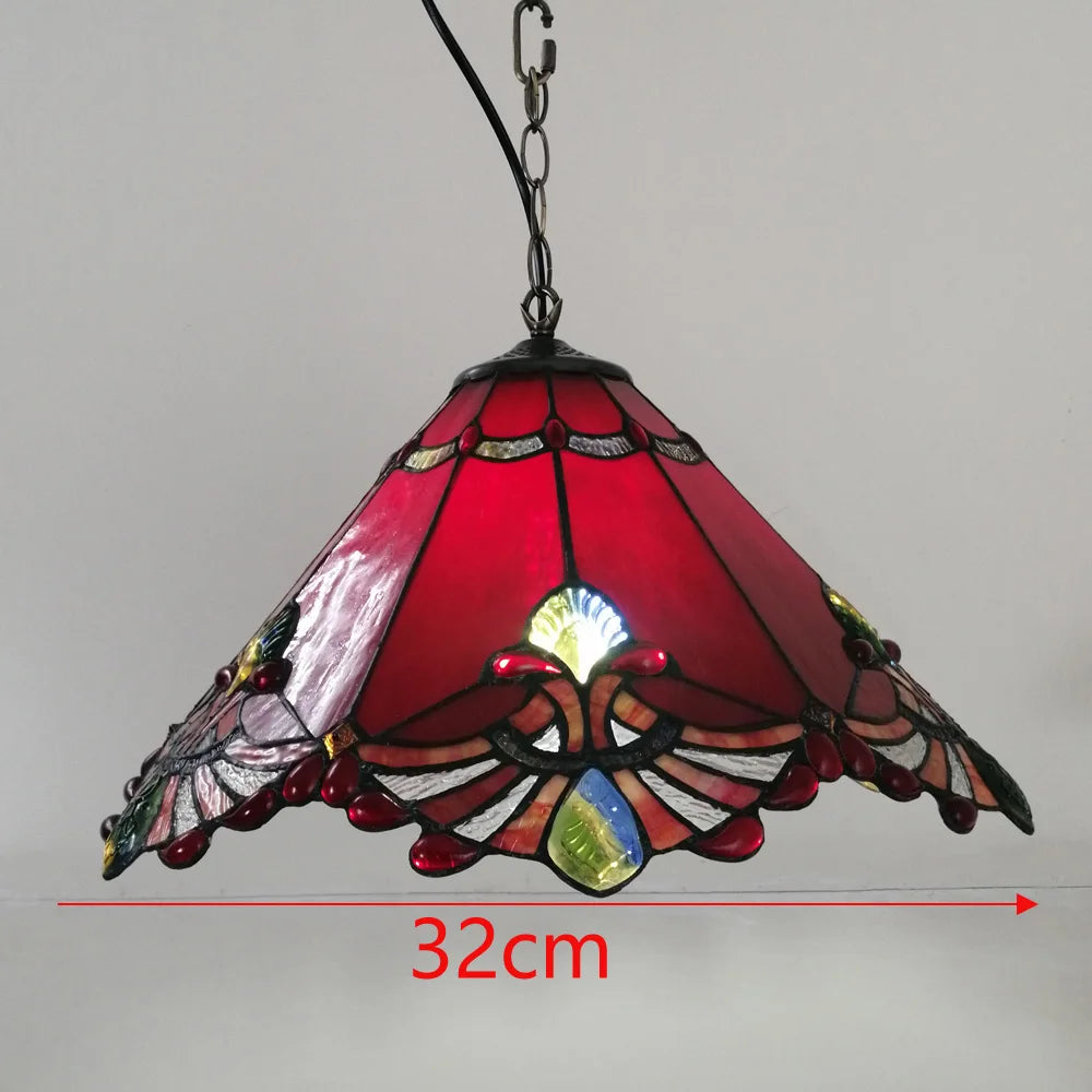 lustre tiffany vitrail style méditerranéen pour intérieur élégant - vue 19 sur 22