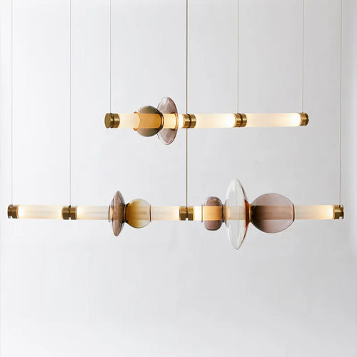 Suspensions design LED en verre de styliste du Canada - vue 2 sur 25