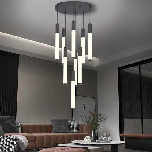 plafonnier moderne avec éclairage led pour intérieur élégant - vue 6 sur 16