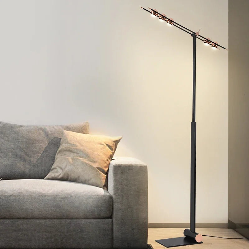 lustre led créatif italien en forme de haricot pour décoration intérieure - vue 5 sur 15