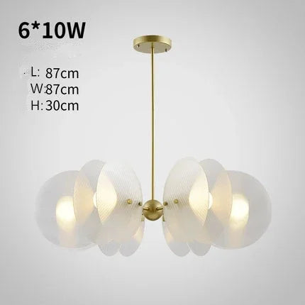 lustre led en verre nordique tables alimentaires lampes suspendues luminaires décoratifs
