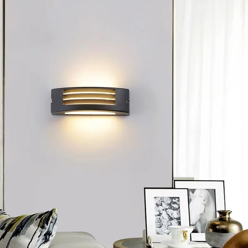 applique murale led moderne étanche pour intérieur et extérieur - vue 3 sur 8