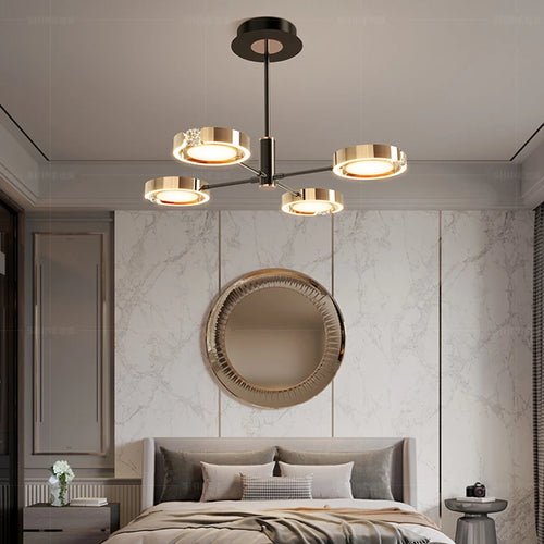 suspension led moderne au design minimaliste élégant pour intérieur - vue 5 sur 18