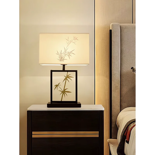 lampe de table rétro chinoise pour décoration intérieure créative et chaleureuse - vue 5 sur 7