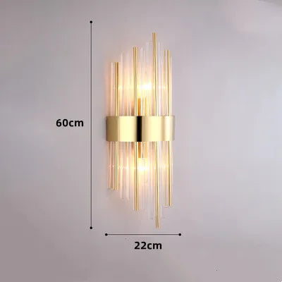 applique murale en cristal design pour éclairage moderne de la maison - vue 9 sur 21