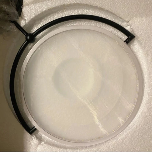 lustre nordique en fer noir pour éclairage intérieur - vue 6 sur 8