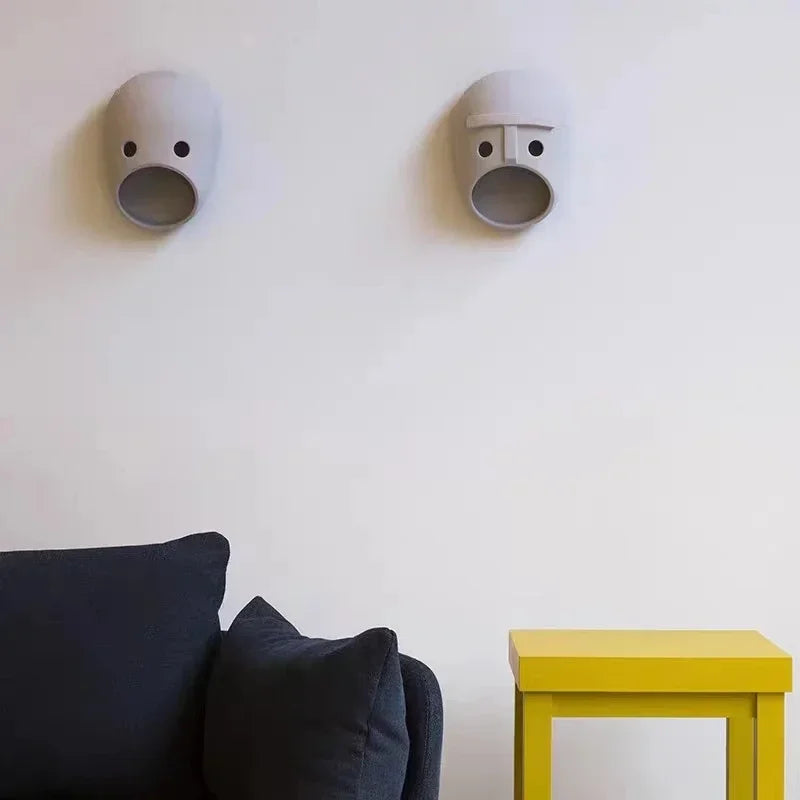applique murale moderne design néerlandais en résine avec éclairage led - vue 2 sur 11