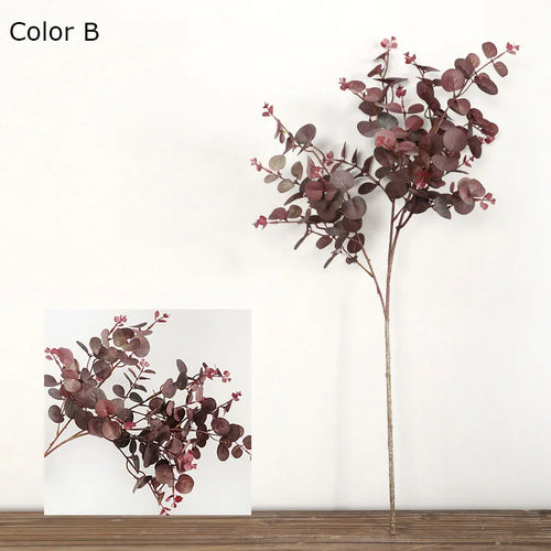 branche d'arbre d'eucalyptus luxueuse décoration plante artificielle - vue 9 sur 9