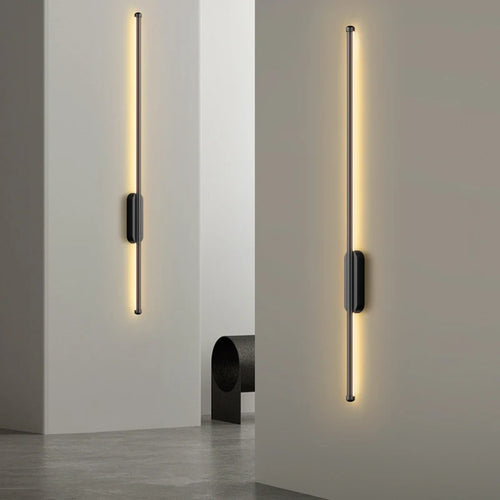 Applique murale LED en or noir - vue 2 sur 10