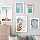 décoration murale style london paris pour fille nordique