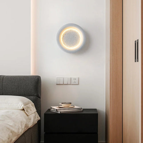 applique murale créative pleine lune étoilée pour intérieur - vue 5 sur 6
