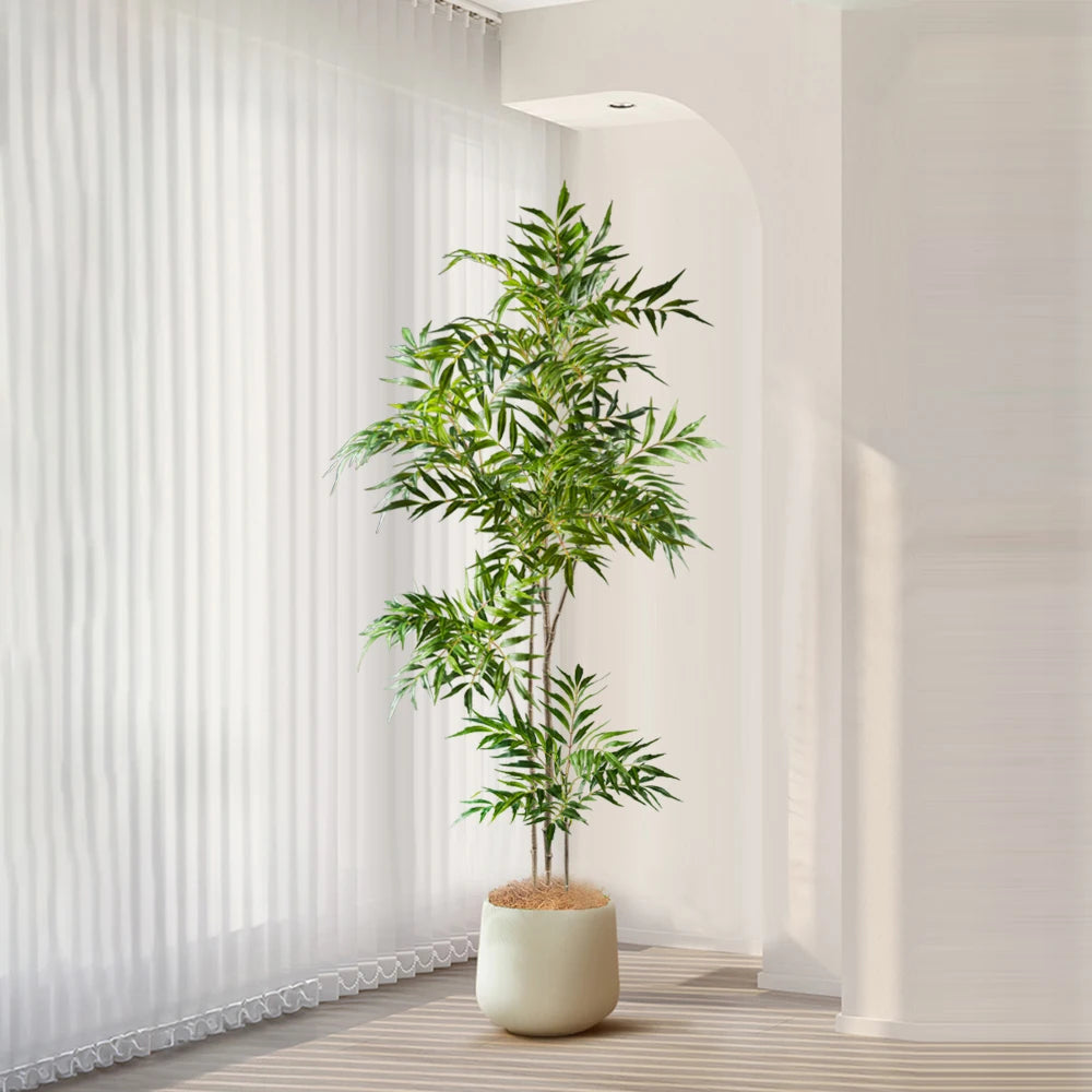 grand arbre artificiel palmier réaliste pour décoration intérieure et extérieure
