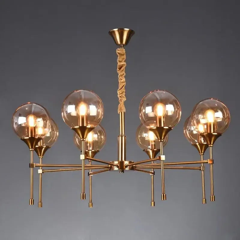 lustre moderne nordique design élégant pour éclairage d'ambiance - vue 6 sur 15
