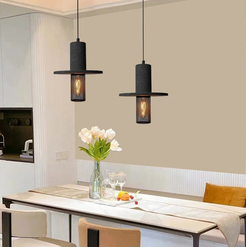 suspension vintage en ciment pour - vue 2 sur 7