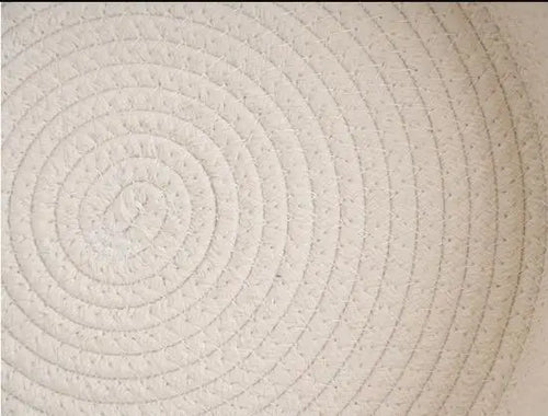 panier tissé en corde pour rangement divers et cosmétiques - vue 4 sur 8