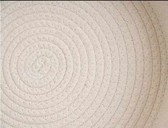 panier tissé en corde pour rangement divers et cosmétiques - vue 3 sur 8