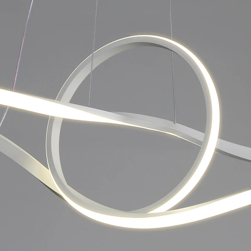 lustre moderne minimaliste pour éclairage intérieur design élégant - vue 5 sur 11