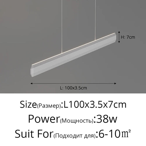 lustre suspendu au design moderne et luxueux - vue 12 sur 14