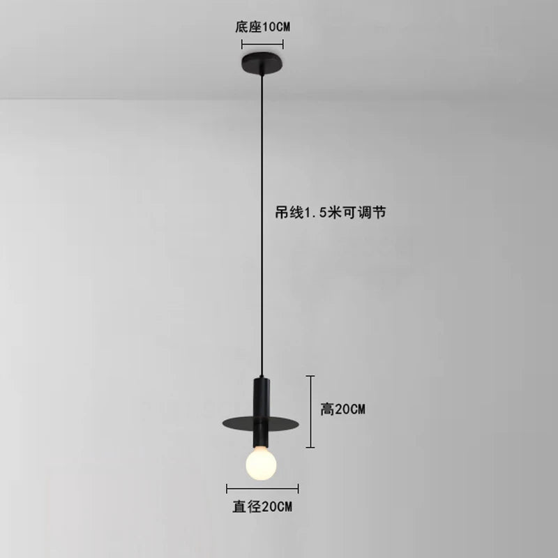 lustre moderne style nordique pour décoration intérieure et extérieure - vue 8 sur 8