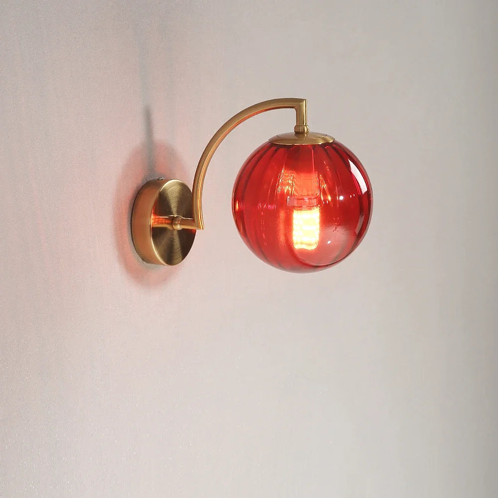 Applique murale led verre nordique - vue 9 sur 12
