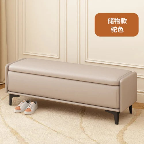 banc à chaussures nordique de luxe pour le rangement - vue 9 sur 15