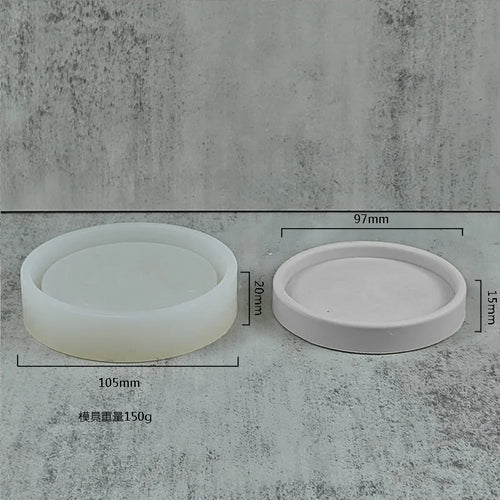 moules en silicone pour pots de fleurs en béton nordique et décoration intérieure - vue 9 sur 9