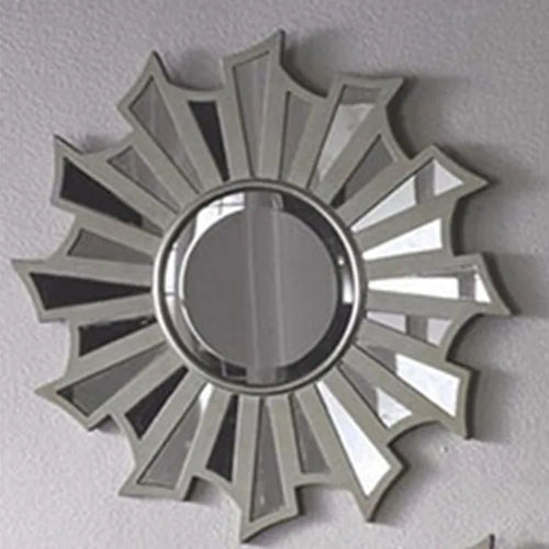 lot de 3 miroirs décoratifs en forme de tournesol - vue 2 sur 6