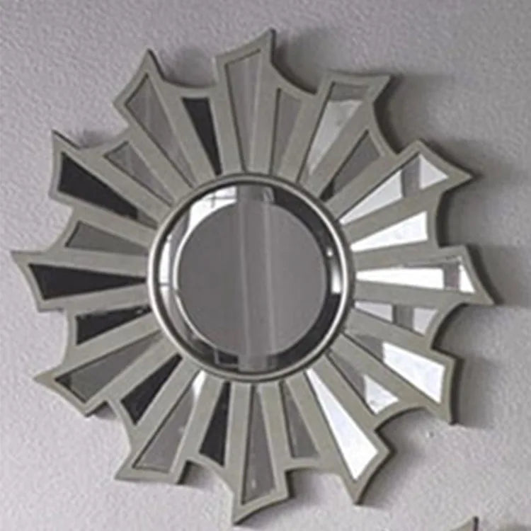 lot de 3 miroirs décoratifs en forme de tournesol - vue 1 sur 6