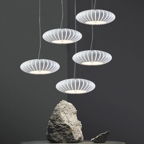 Plafonnier LED moderne chambre créative chaude citrouille Restaurant décor - vue 4 sur 8
