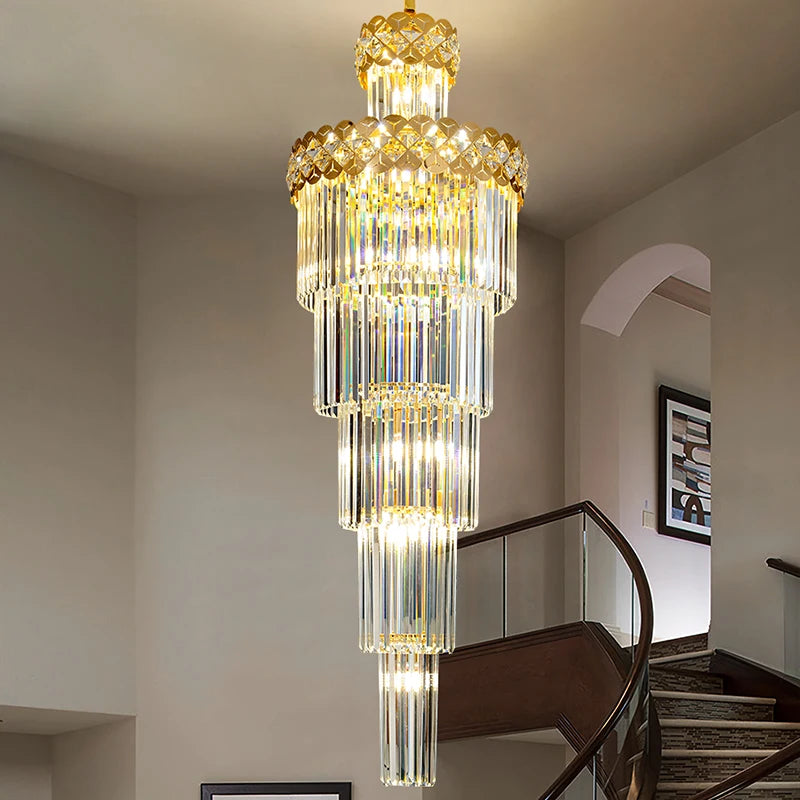 lustre design en cristal pour intérieur moderne et élégant - vue 4 sur 12