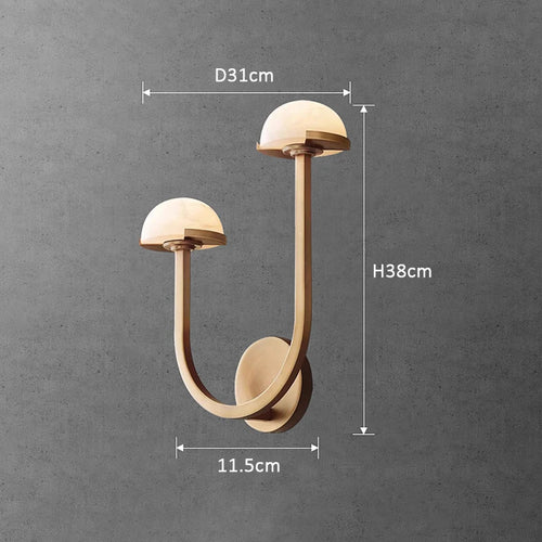 applique murale en marbre naturel au style nordique américain - vue 6 sur 10