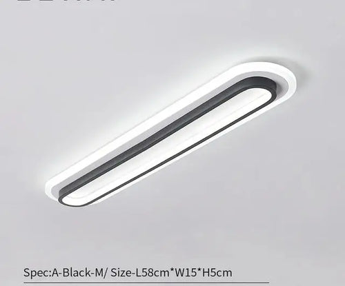 plafonnier moderne à bande led pour éclairage intérieur - vue 12 sur 12