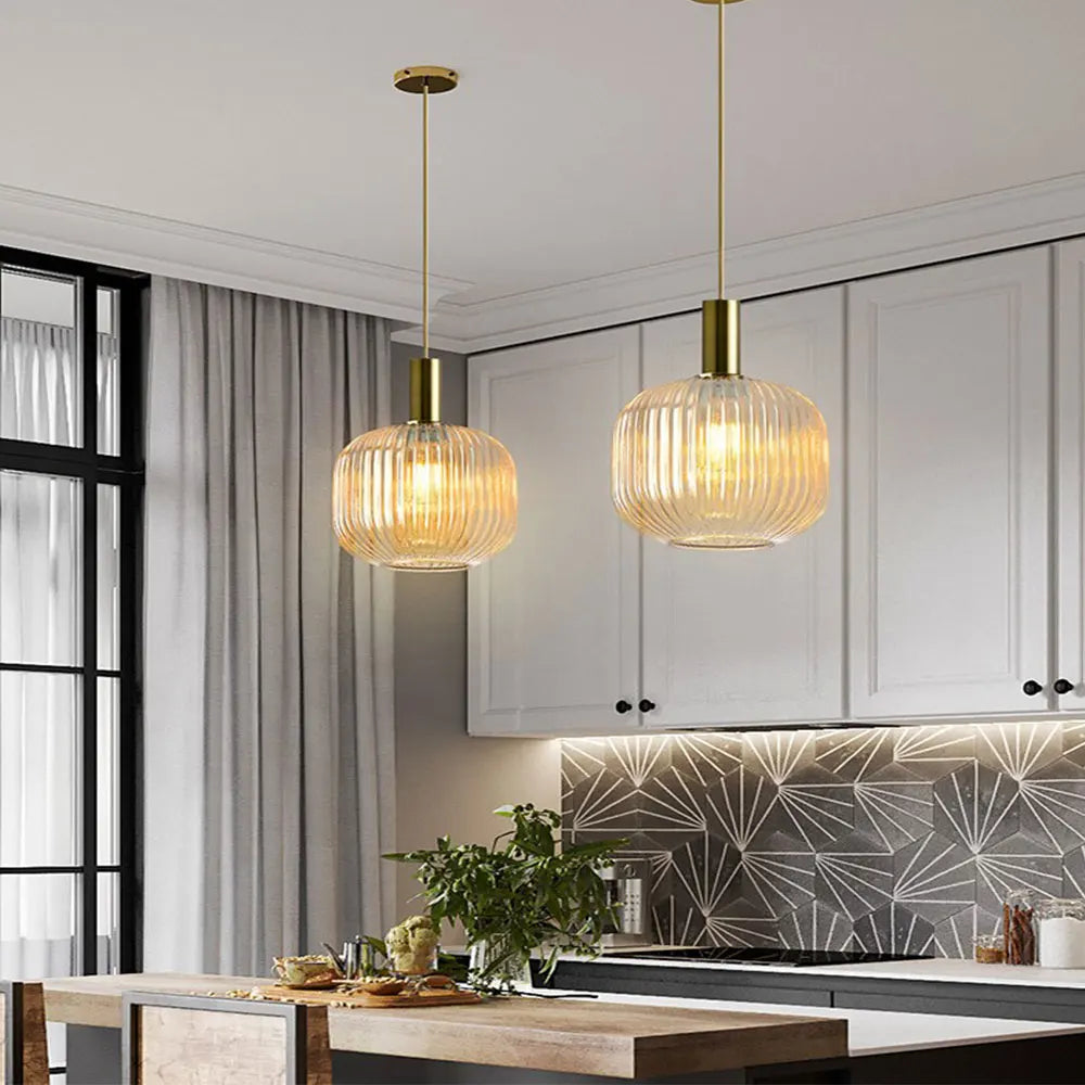lustre en verre lumineux pour décoration intérieure élégante - vue 3 sur 21