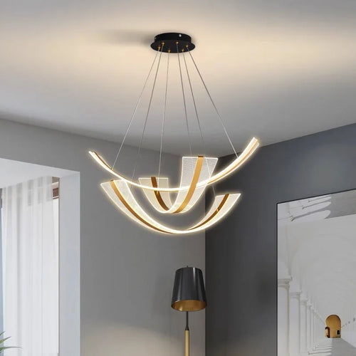 Lustre design Moderne salle à manger éclairage intérieur led décoratif - vue 3 sur 9