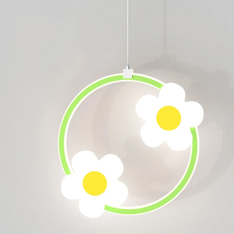 lustre fleur suspension pour fille chambre de bébé - vue 5 sur 9