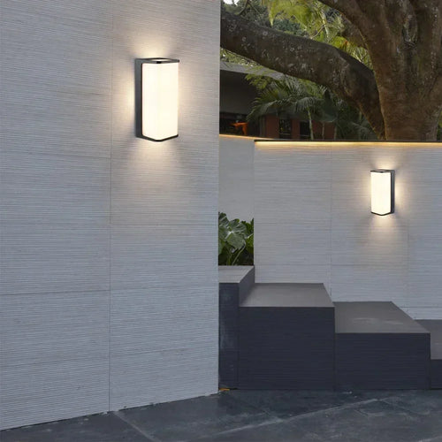 Applique murale LED étanche extérieure IP65 éclairage extérieur LED moderne porche lumières balcon jardin lumières applique extérieure 110V 220V - vue 6 sur 7