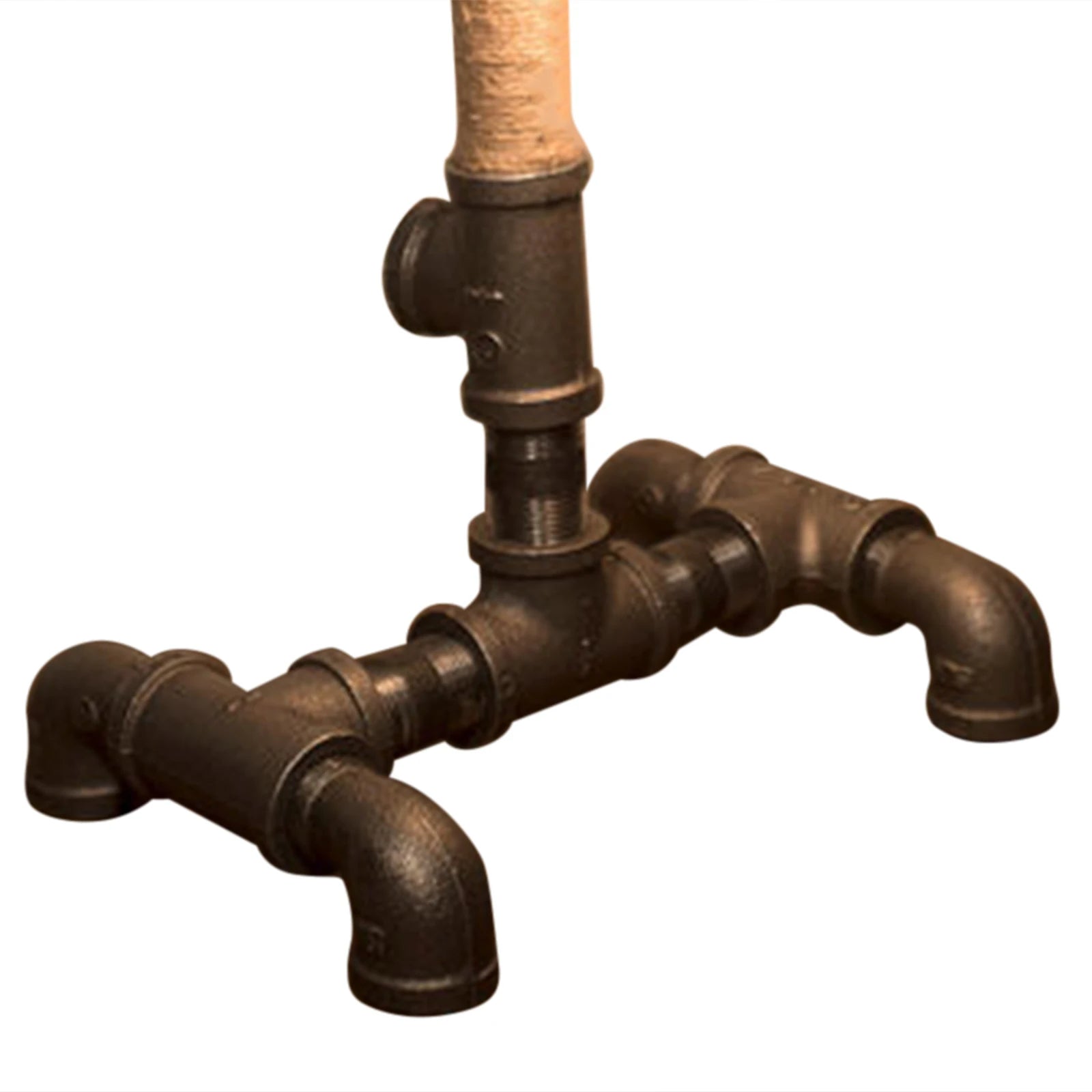 Lampes à conduite d'eau rétro industrielles Vintage en fer rouille E27 pour café - vue 6 sur 6