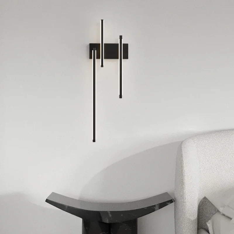 applique murale en cuivre avec lumière minimaliste design élégant pour intérieur - vue 3 sur 8